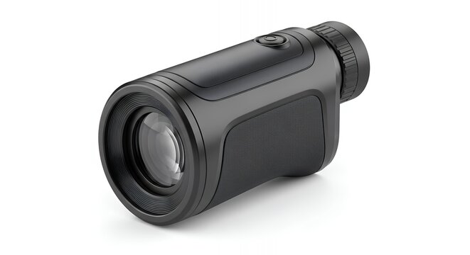 Golf range finder image. Golf rangefinder laser image - Powered by Adobe