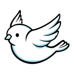 Dove of Peace Flying with Olive Branch – Symbol of Harmony and Hope