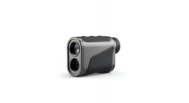 Golf range finder image. Golf rangefinder laser image