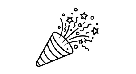 vector illustration of an abstract black and white background