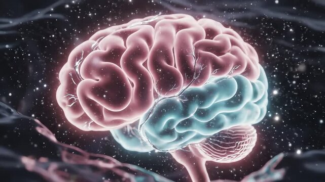 The forebrain, midbrain, and hindbrain swelling like budding constellations