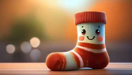 Cute Kawaii Winter Socks Character &ndash; Cozy Warm Knit Design