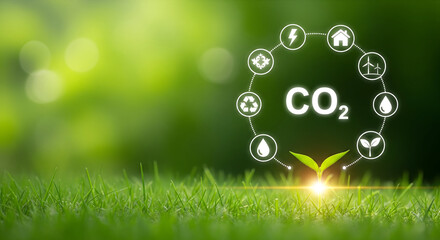 Fototapeta premium Embrace sustainability for a greener future with renewable energy solutions