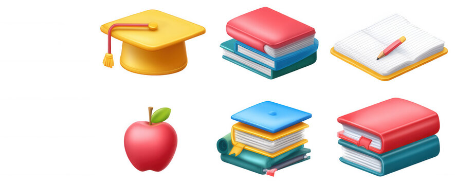 school and education icons collection set - Powered by Adobe