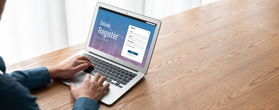 Online registration form for modish form filling on the internet website