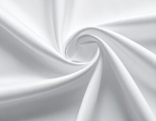 White Satin Fabric Texture Swirl