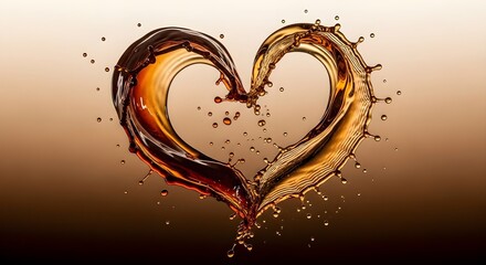 Coffee Whiskey Collision - Heart Splash for National Irish Coffee Day