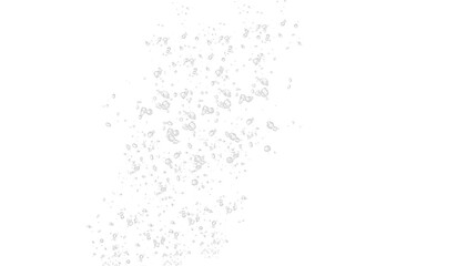 Realistic transparent water drops on isolated background