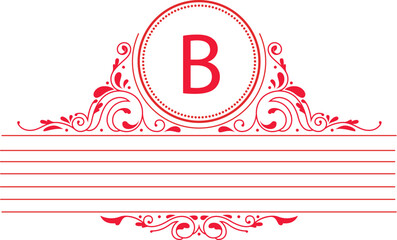 Modern Abstract Single Letter Monogram