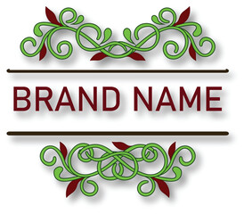 Elegant Single Letter Monogram Logo Vector