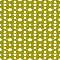 Olive Green Abstract Seamless Pattern Vector - Repeating Biomorphic and Organic Shapes Tiling Background for Textile and Decor