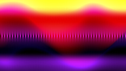 Minimalist Liquid Gradient Wave Landscape Background