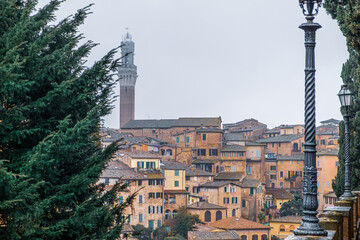Fototapeta premium Medieval Cityscape View