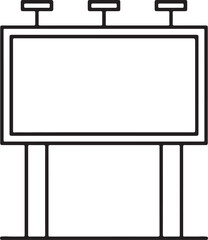 Fototapeta premium billboard Line Art Illustration, Coloring Book Page Line Art Drawing