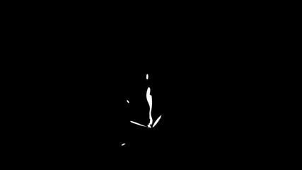 4K cartoon smoke FX animation, dust and steam clouds, explosion bursts, and puffs, frame by frame hand-drawn style with alpha channel for seamless video integration