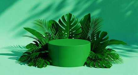 Green houseplant in a terracotta pot, a fresh botany decoration object