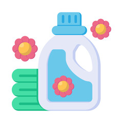 Fototapeta premium Fabric Softener Icon