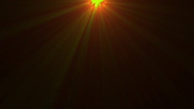 Energetic Gold Light, Light ray stock animation video concept. Glitter, shiny, bright, flare footage Isolated ligh, 4K Video