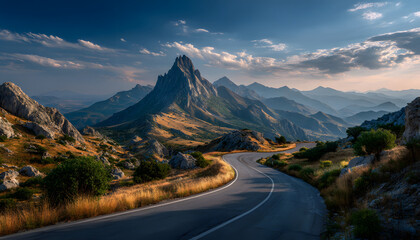 Looking ahead to "2026": A road to future vision. The image features an arrow pointing the road towards 2026 with a beautiful sky and mountains in background.