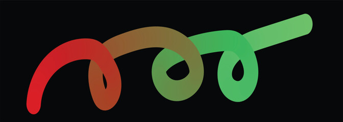 Abstract geometric design with vibrant color palette and helvetica and courier typography