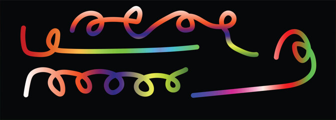 Abstract geometric pattern with vibrant color accents