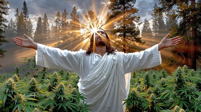 Video of psychedelic prophet in magic field