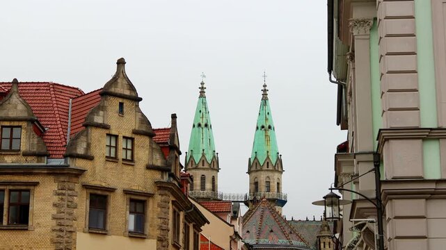 historic german city of meiningen 4k 25fps video