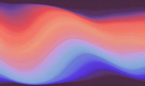 Gradient colorful wavy abstract background