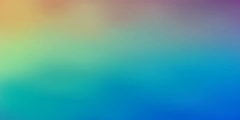 Abstract illustration of blue, orange and red through the tiny glass background