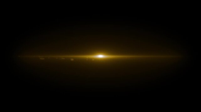 Golden flickering light effect video material