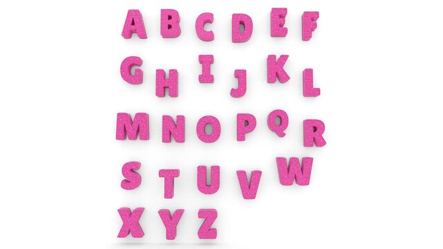 a to z alphabet capital letters