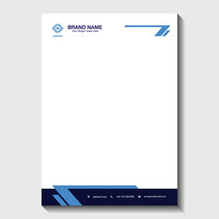 Professional letterhead design for your company branding needs, modern corporate stationery template for business correspondence, customize with logo and contact details