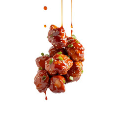 general tso chicken flying splash isolated on white background (2).png