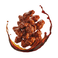  general tso chicken flying splash isolated on white background (4).png