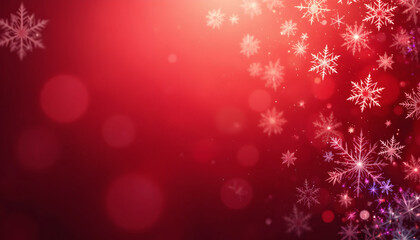 christmas background with snowflakes