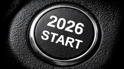 2026 Start Button Symbolizing New Era