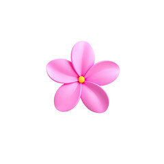 Obraz premium Beautiful Pink Flower with Delicate Petals and Bright Center