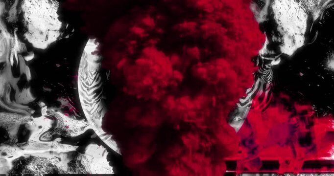 A dynamic motion design featuring an explosion and smoke effects. Perfect for action-oriented content, music videos, and energetic promotions.