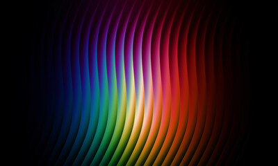 Abstract colorful background with wavy lines creating a vibrant and dynamic visual effect for modern designs