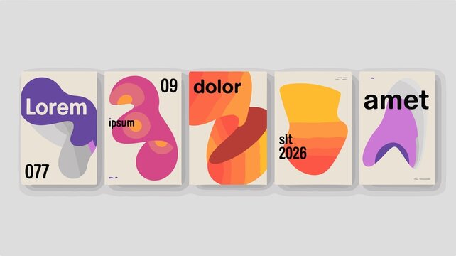 Colorful alphabet fridge magnet tags and labels set for education and business design - Powered by Adobe