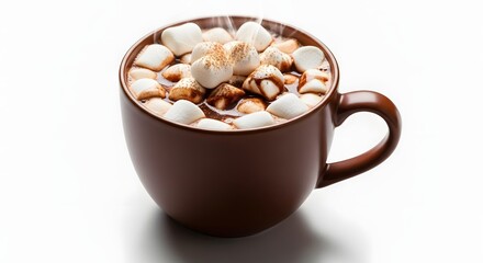 Cozy Cup of Hot Chocolate with Marshmallows Perfect Winter Warmth and Sweet Indulgence