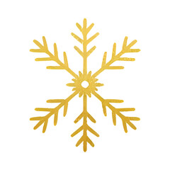 Golden snowflake Christmas ornament - 46
