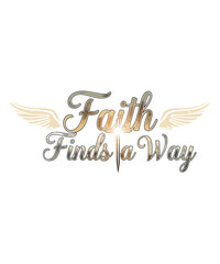 Faith Finds a Way Vintage Wings T-shirt