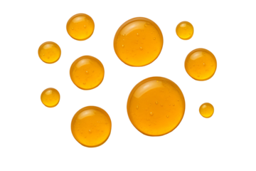 orange and yellow bubble
