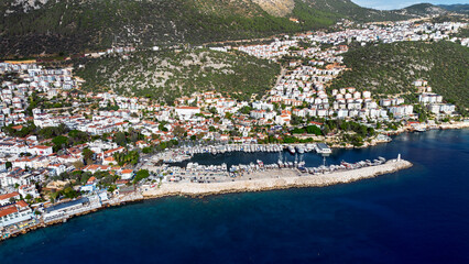 Kaş district of Antalya. Peninsula, marina.