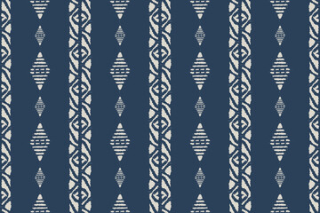 Ikat Abstract striped Ethnic art. Seamless patterns tribal, folk embroidery, and Mexican style. Aztec geometric art ornament print.Design for carpet,  cover wallpaper, wrapping, fabric, clothing