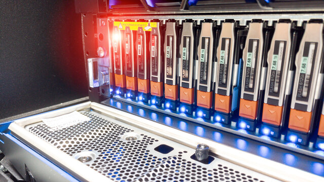 High-Tech Data Center Server Array