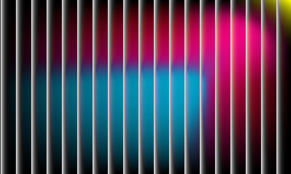 Abstract vertical stripes of vibrant pink blue and yellow light create a futuristic and energetic visual effect - Powered by Adobe