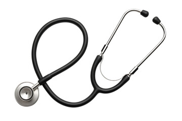 Stethoscope Isolated on White Background with Full Depth of Field