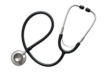 Stethoscope Isolated on White Background with Full Depth of Field